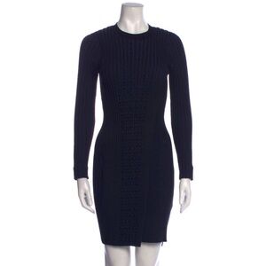 Opening Ceremony Black and Blue Black Knit Dress